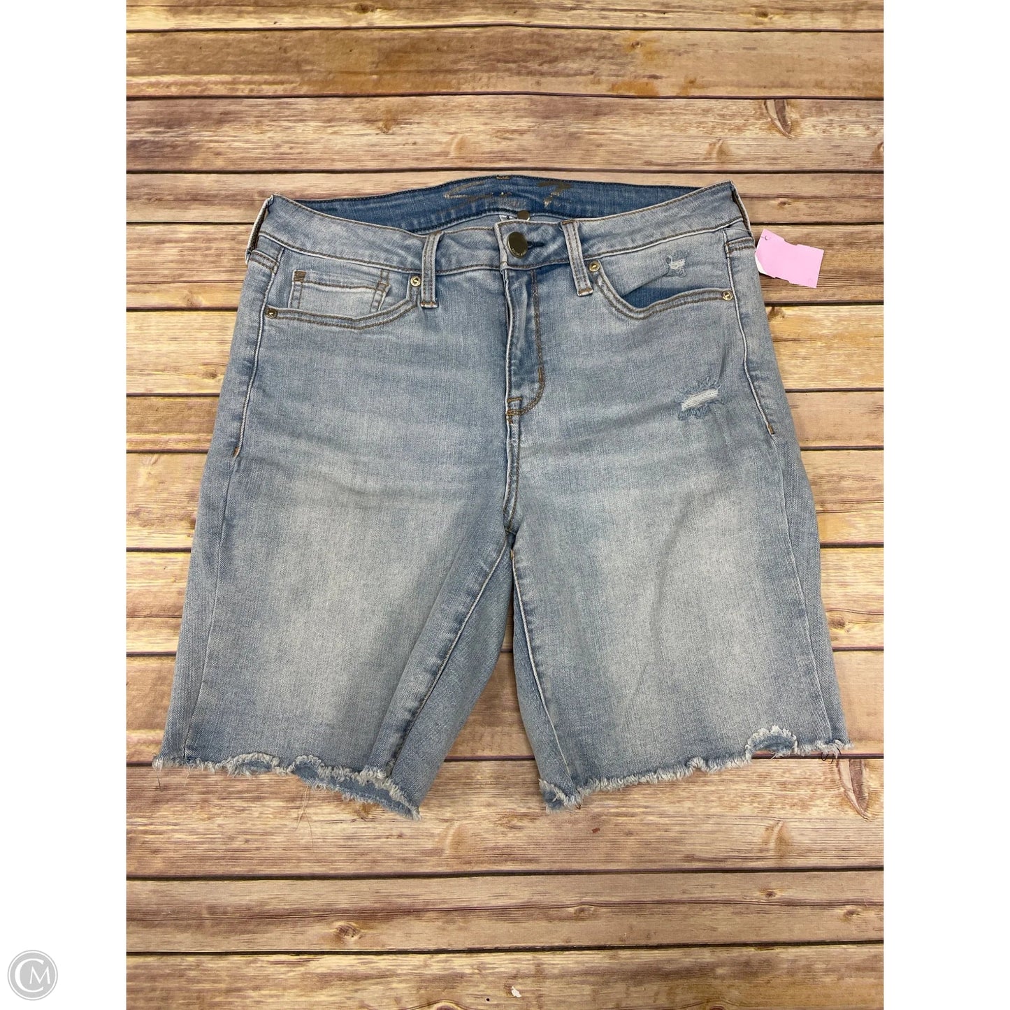 Shorts By Seven 7 In Blue Denim, Size: 8