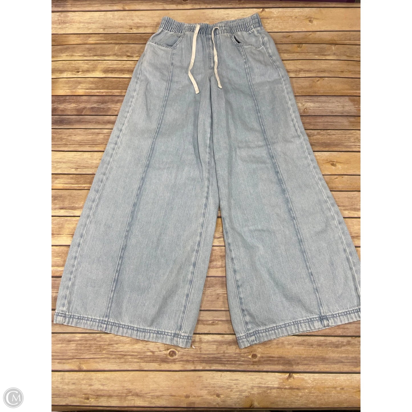 Jeans Wide Leg By Universal Thread In Blue Denim, Size: S