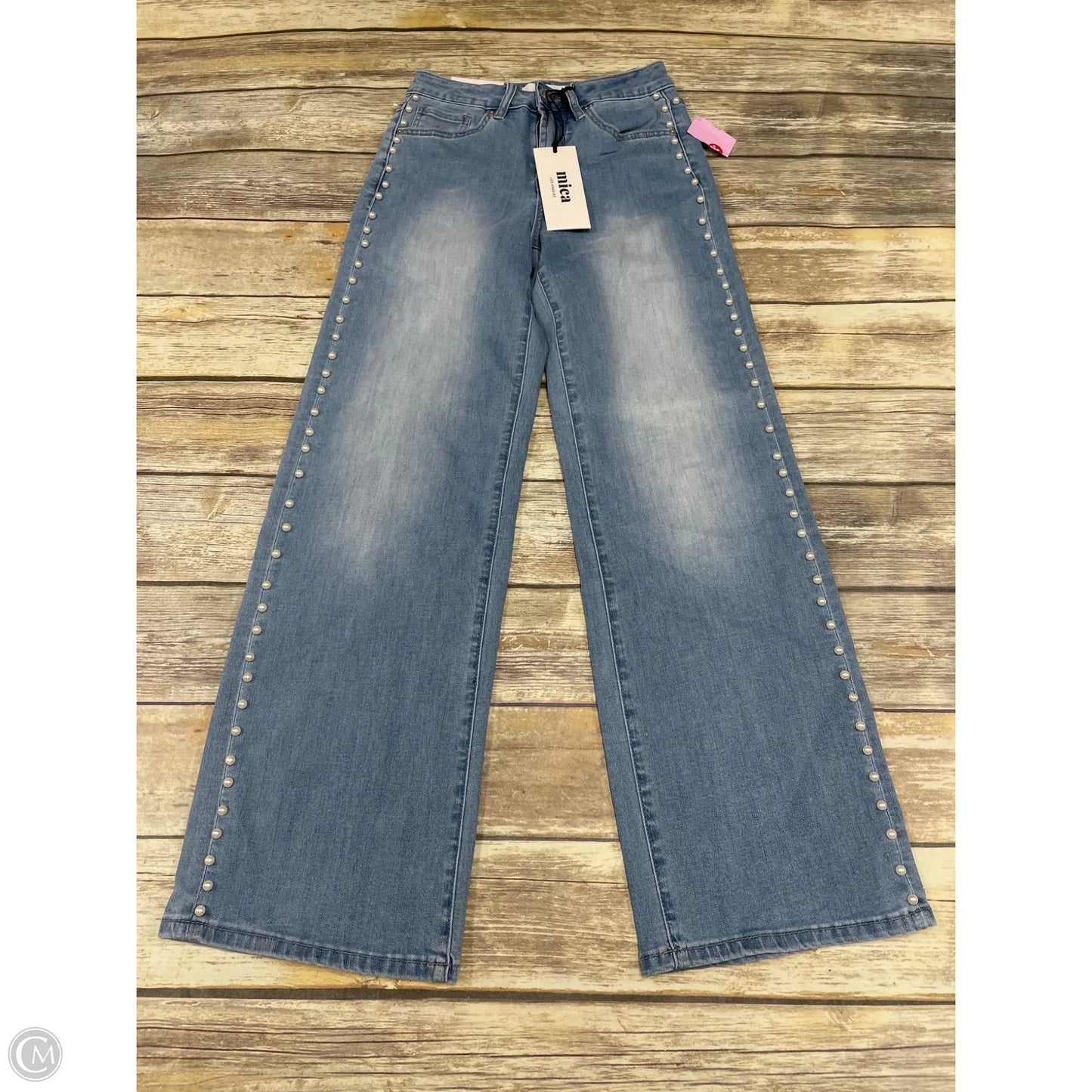 Jeans Flared By Cmc In Blue Denim, Size: 0