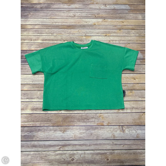 Top Short Sleeve Basic By Cme In Green, Size: M