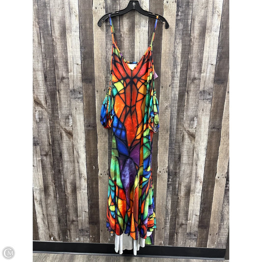Dress Casual Maxi By Shein In Multi-colored, Size: 1x