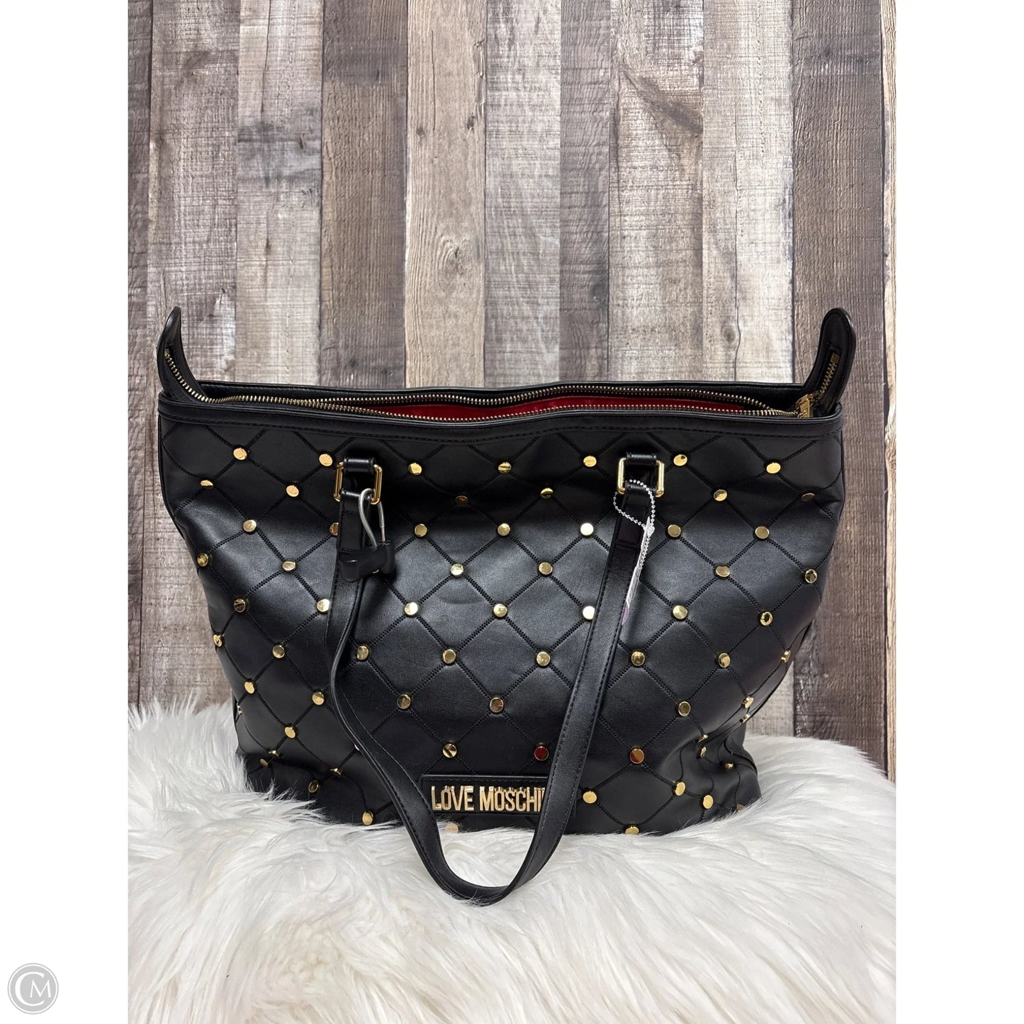 Handbag By Love Moschino, Size: Large