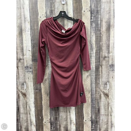 Dress Casual Short By Abercrombie And Fitch In Maroon, Size: S