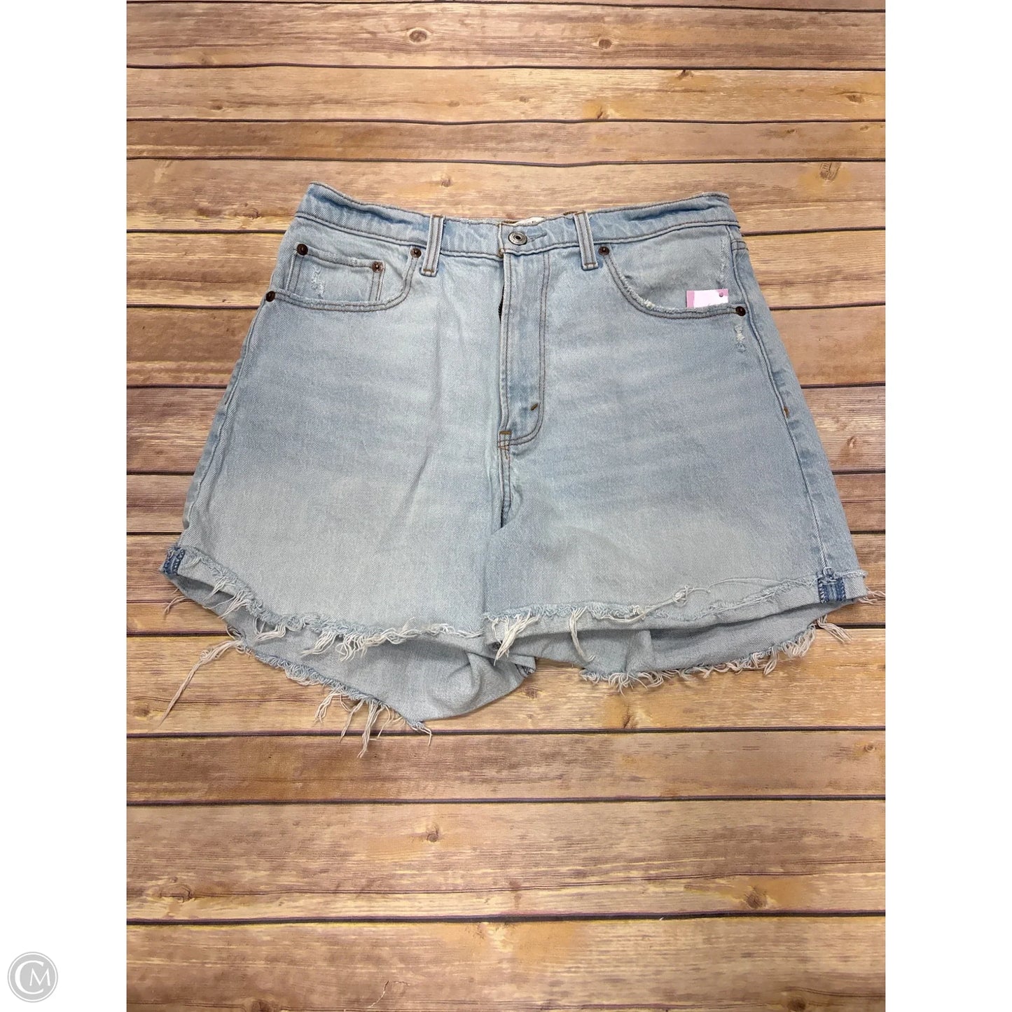 Shorts By Abercrombie And Fitch In Blue Denim, Size: 10