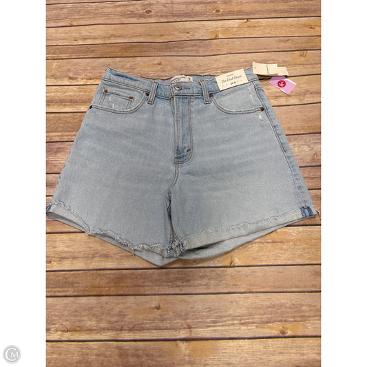 Shorts By Abercrombie And Fitch In Blue Denim, Size: 8