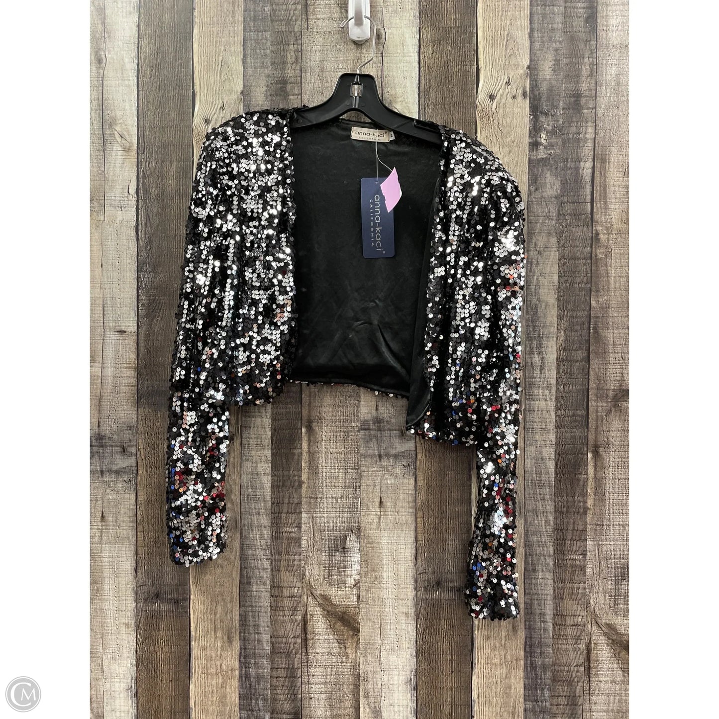Jacket Other By Cme In Black & Silver, Size: M