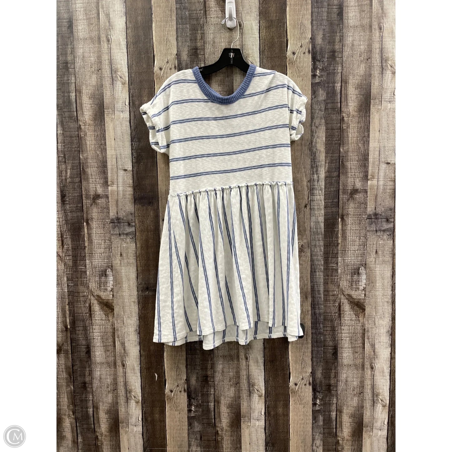Dress Casual Short By American Eagle In Blue & White, Size: Xs