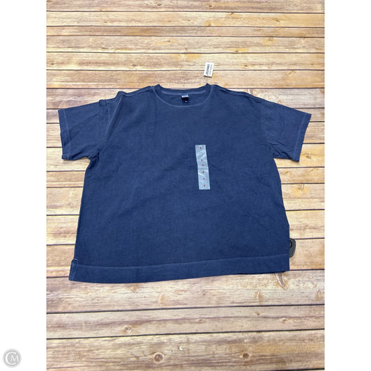 Top Short Sleeve Basic By Old Navy In Blue, Size: S