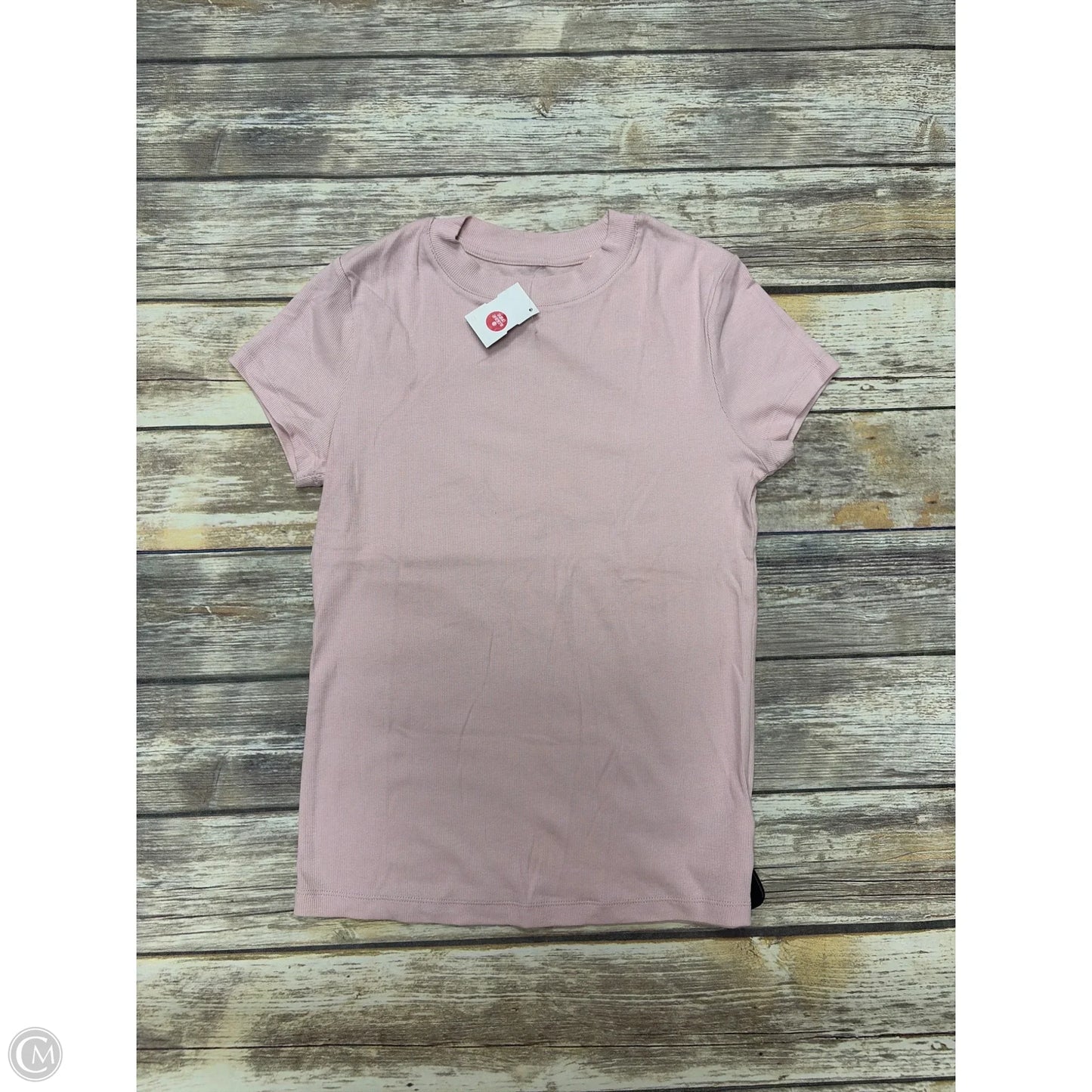Top Short Sleeve Basic By A New Day In Pink, Size: M