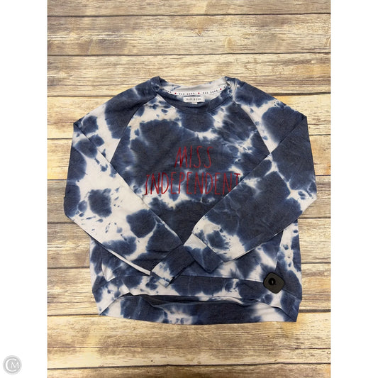 Top Long Sleeve By Rae Dunn In Tie Dye Print, Size: M
