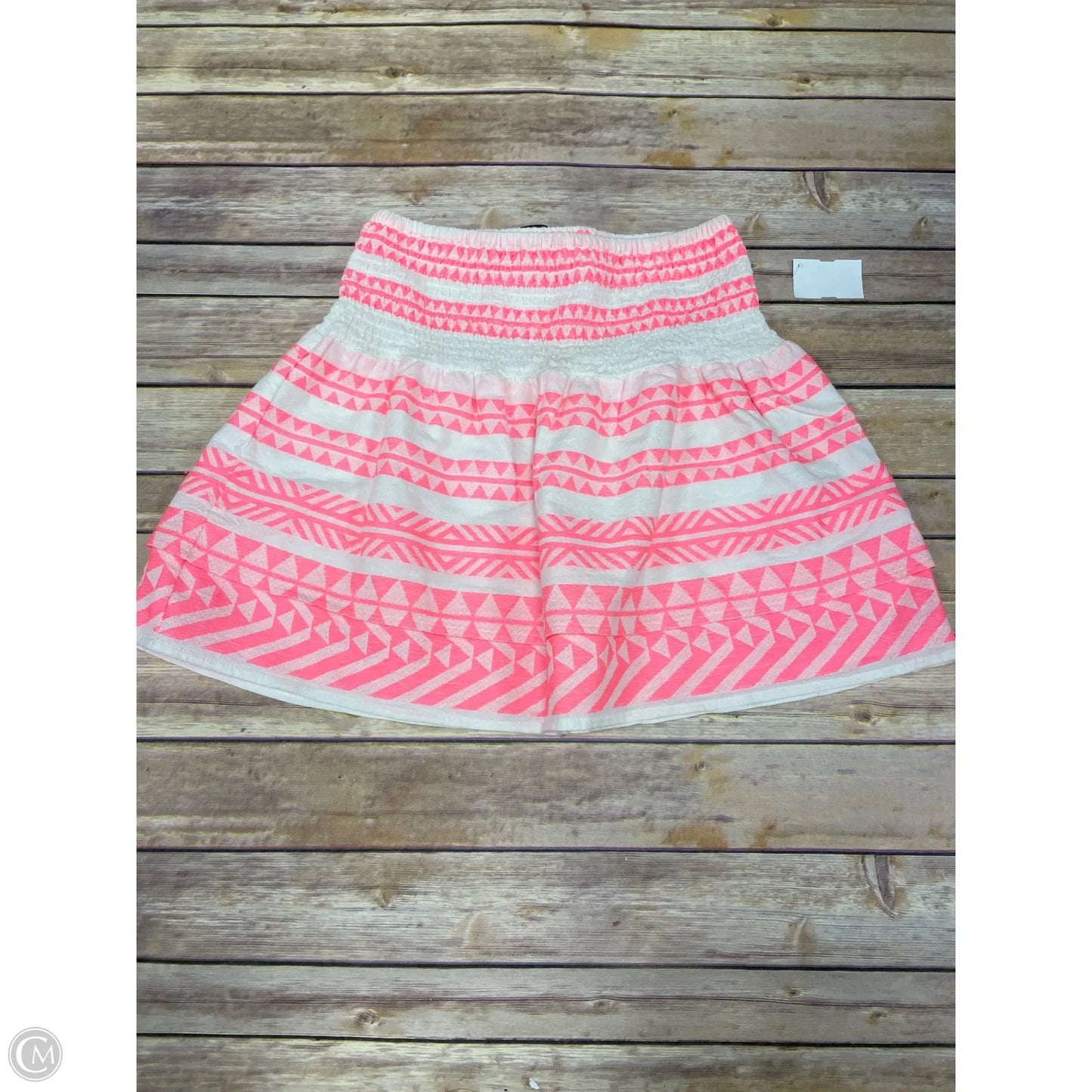 Skirt Mini & Short By Mon Ami In Pink & White, Size: S
