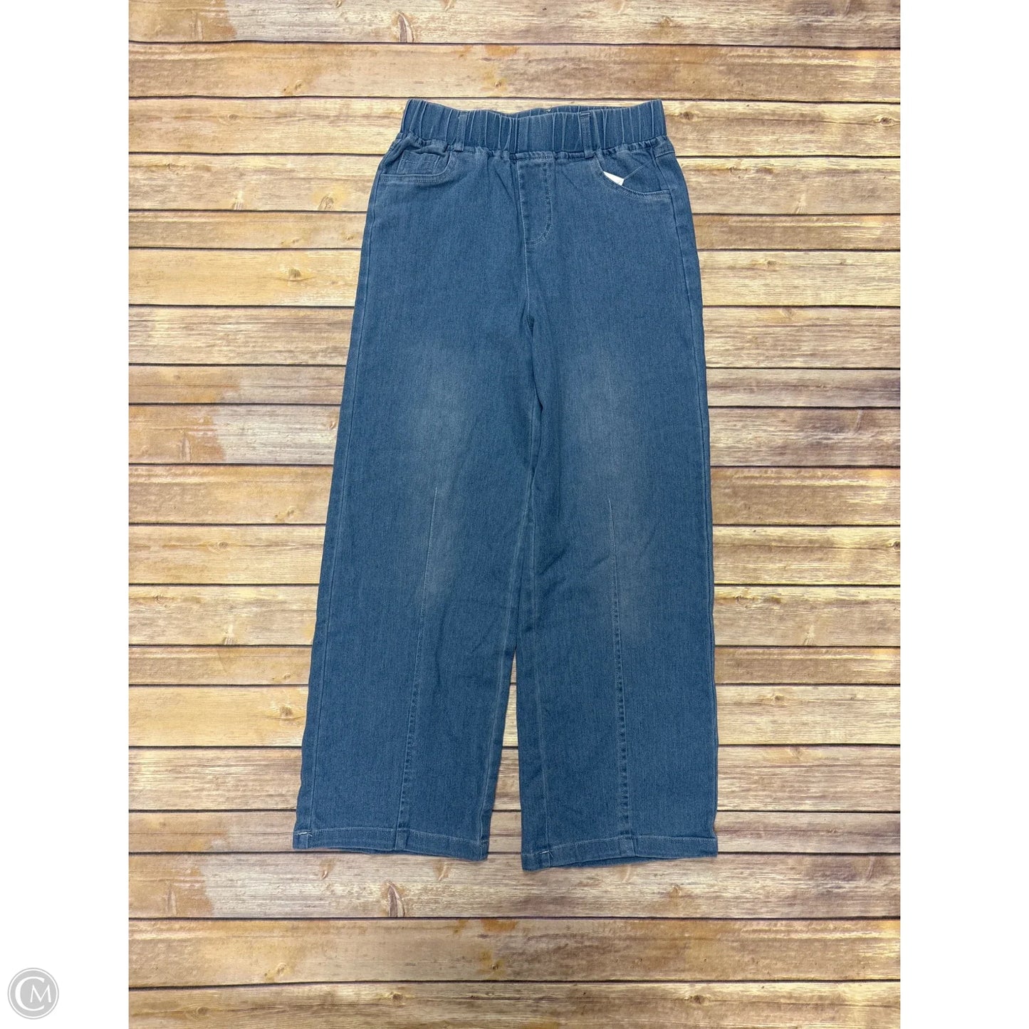 Jeans Straight By Cmf In Blue Denim, Size: S
