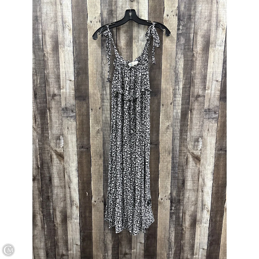 Dress Casual Midi By Grace In Black & White, Size: Xs