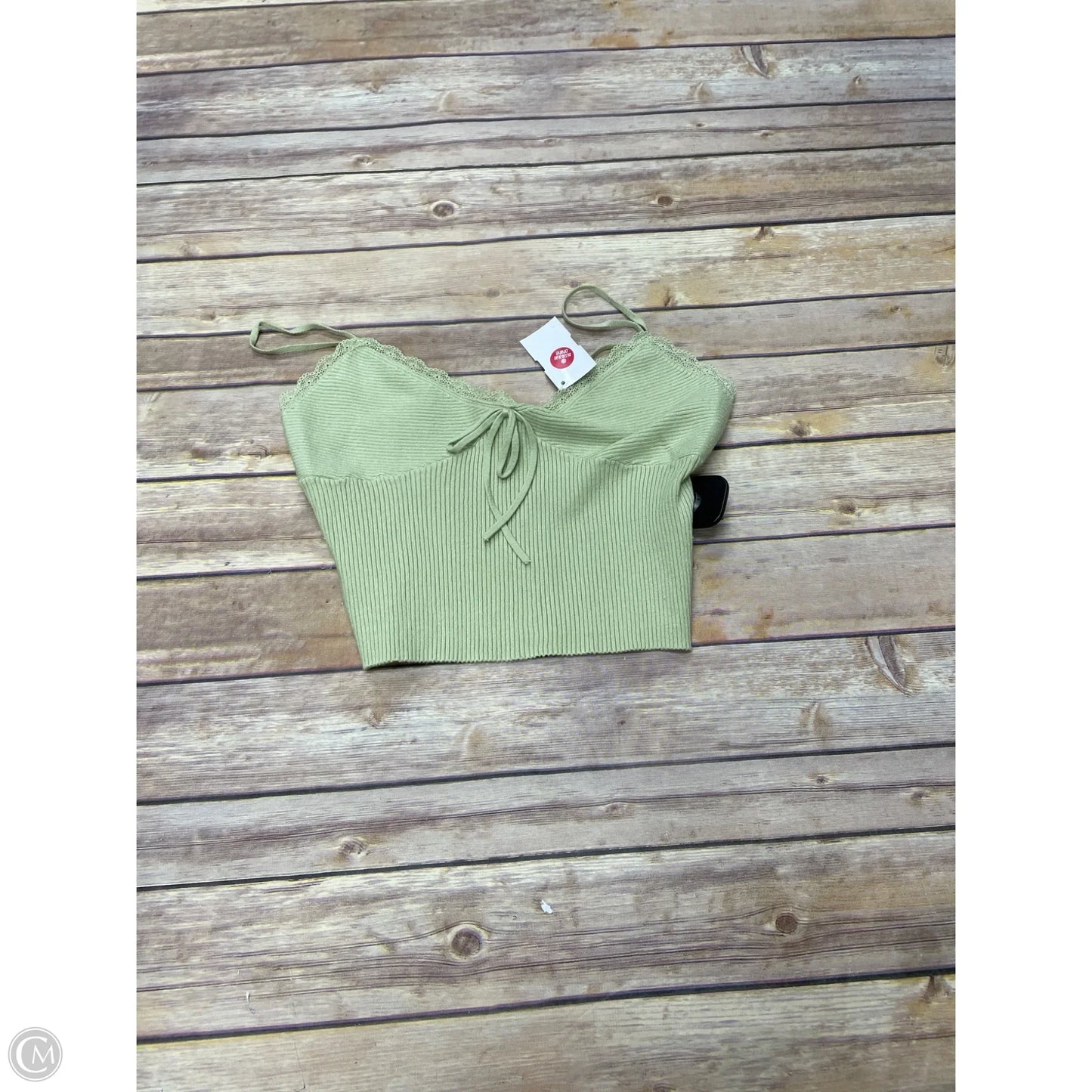 Top Sleeveless By La Hearts In Green, Size: S