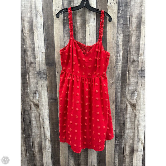 Dress Casual Short By Shein In Red, Size: 3x