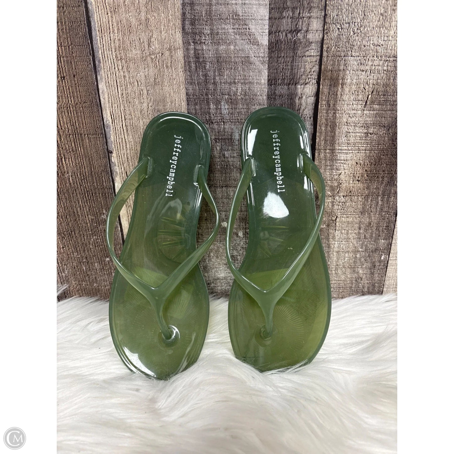 Sandals Flats By Jeffrey Campbell In Green, Size: 6