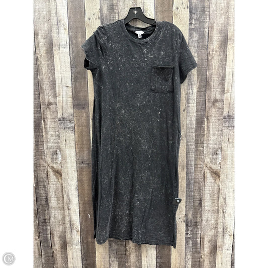 Dress Casual Midi By Time And Tru In Black, Size: M
