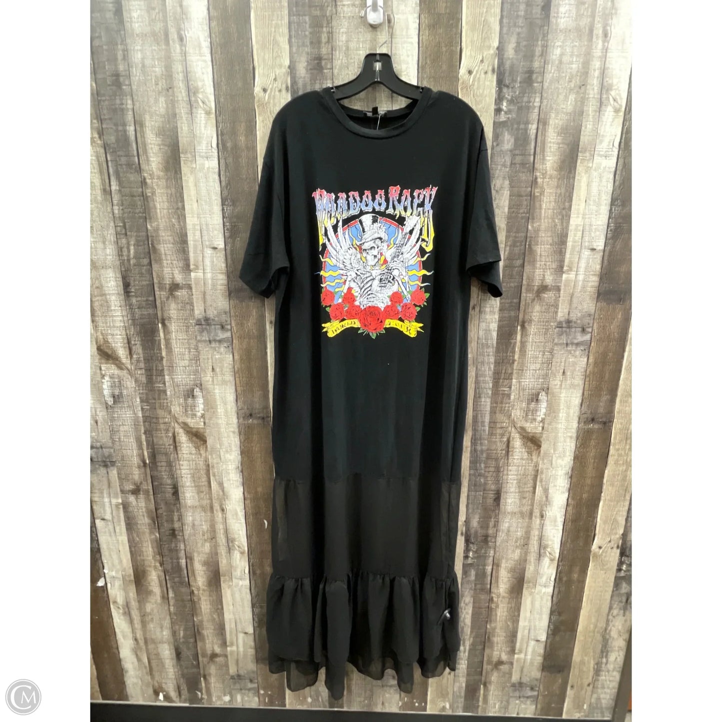 Dress Casual Maxi By Fashion Nova In Black, Size: 1x