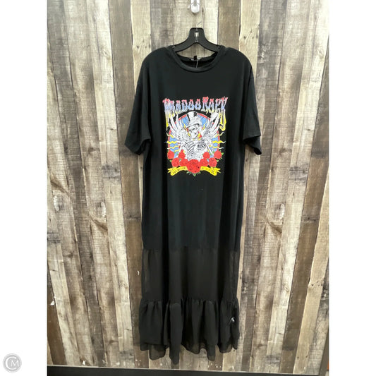 Dress Casual Maxi By Fashion Nova In Black, Size: 1x