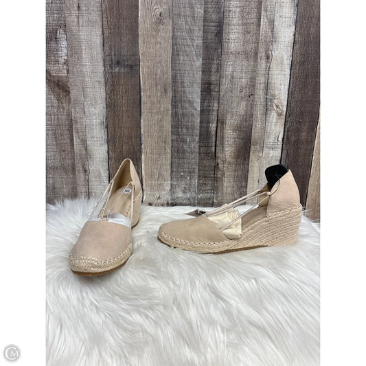 Sandals Heels Wedge By Eileen Fisher In Tan, Size: 10