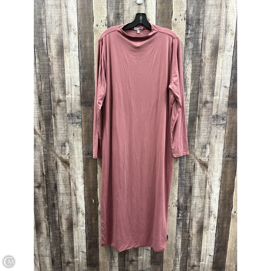 Dress Casual Maxi By Fashion Nova In Mauve, Size: 3x