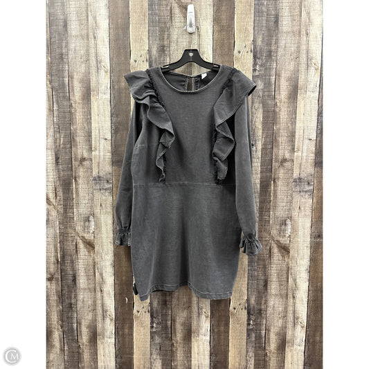 Dress Casual Short By Divided In Grey Denim, Size: Xl