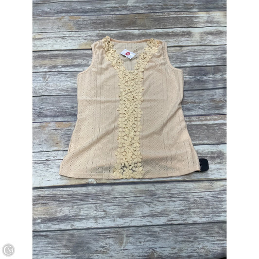 Top Sleeveless By Cmf In Yellow, Size: S