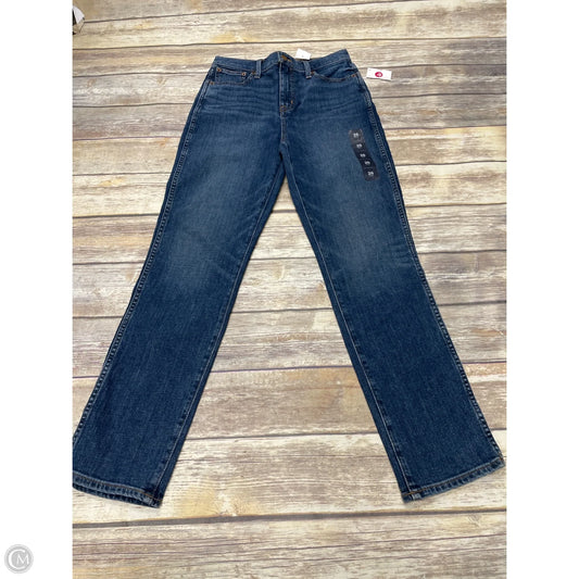 Jeans Straight By J. Crew In Blue Denim, Size: 2
