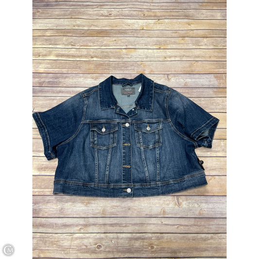 Jacket Denim By Torrid In Blue Denim, Size: 3x