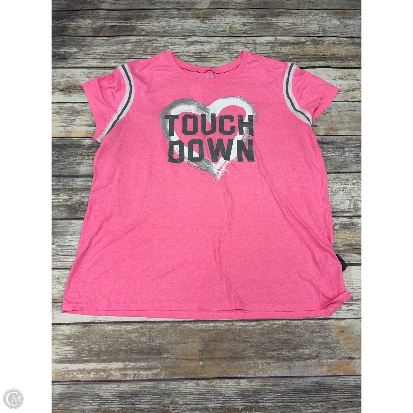 Top Short Sleeve By Old Navy In Pink, Size: Xxl