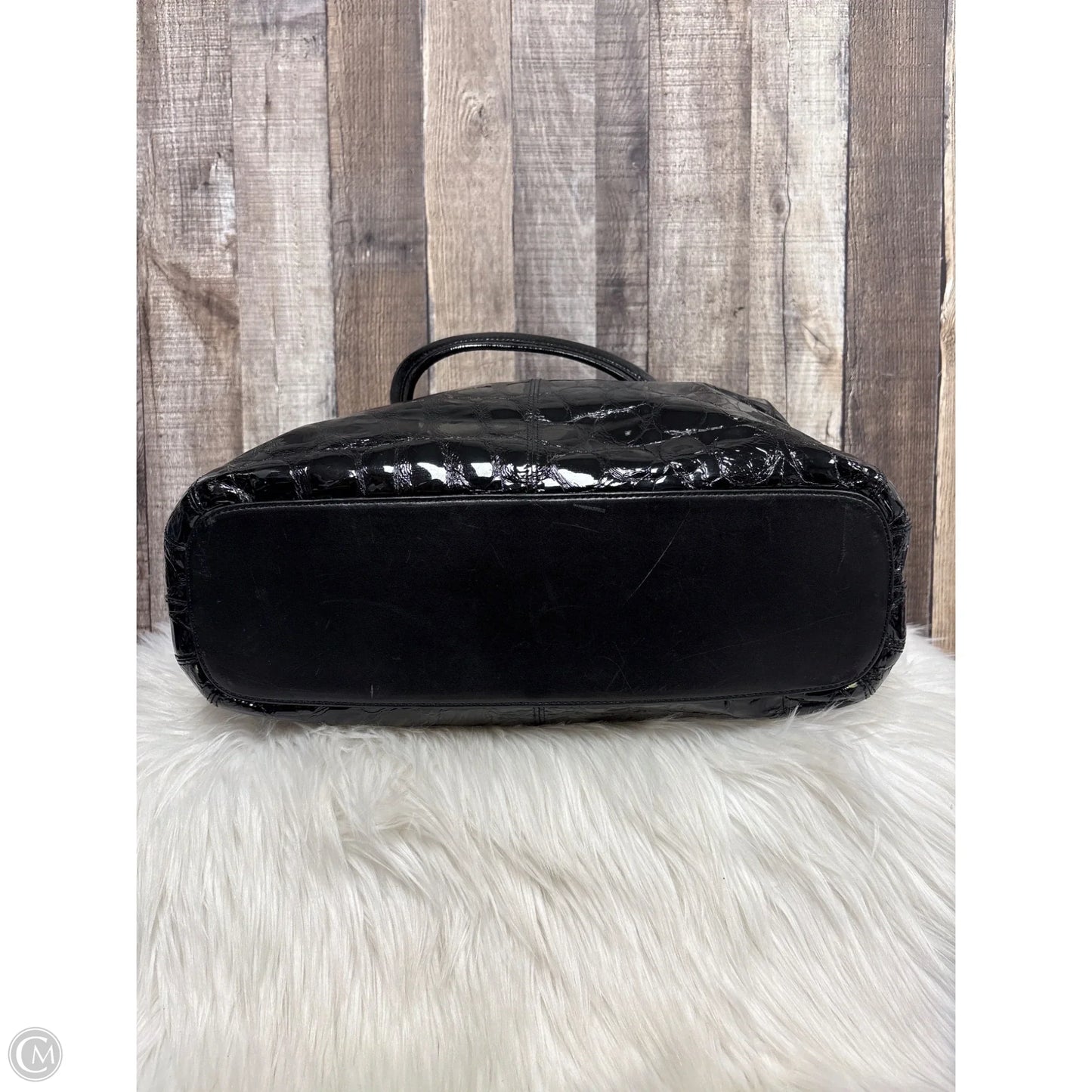 Handbag Leather By Brighton, Size: Large
