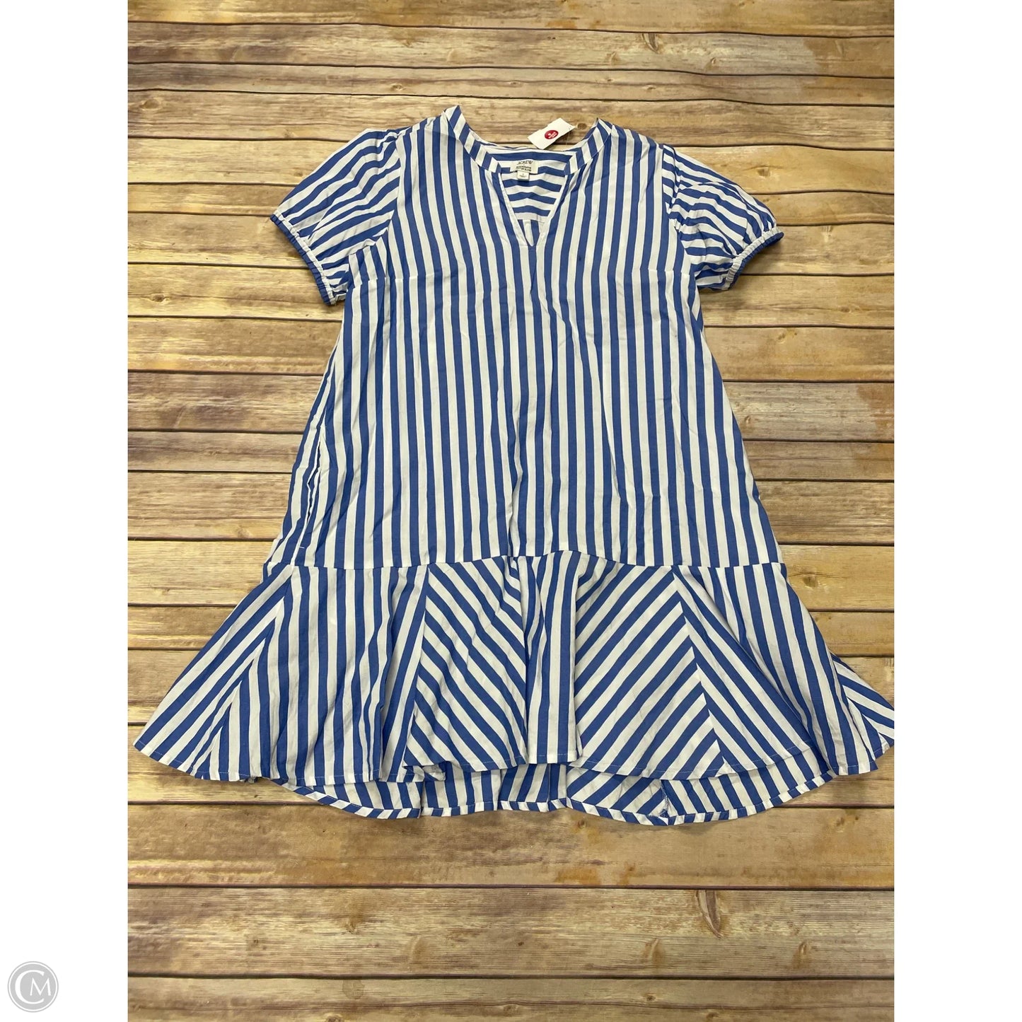Dress Casual Short By J. Crew In Blue & White, Size: 4