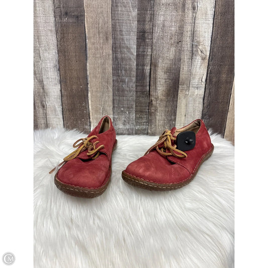 Shoes Flats By Born In Red, Size: 9