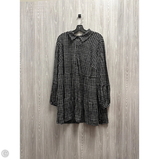 Top 3/4 Sleeve By Style And Company In Black, Size: 3x