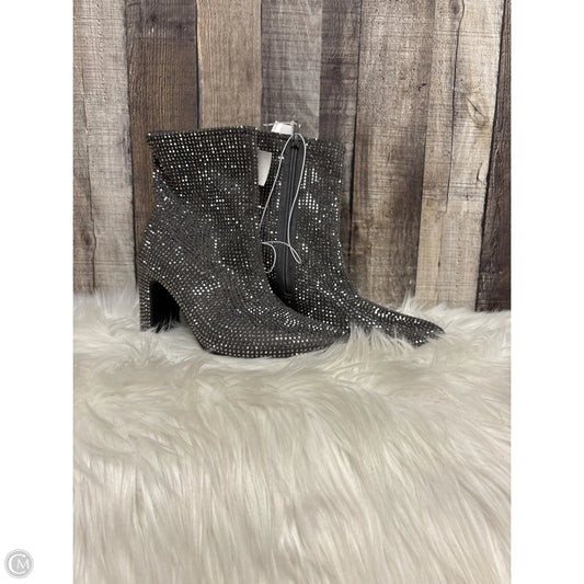 Boots Ankle Heels By A New Day In Silver, Size: 7