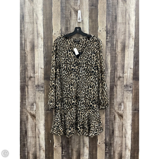 Dress Casual Short By Banana Republic In Animal Print, Size: L