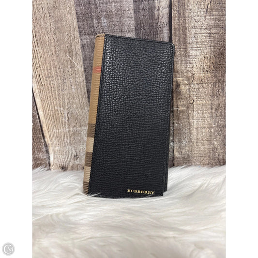 Wallet Luxury Designer By Burberry, Size: Medium