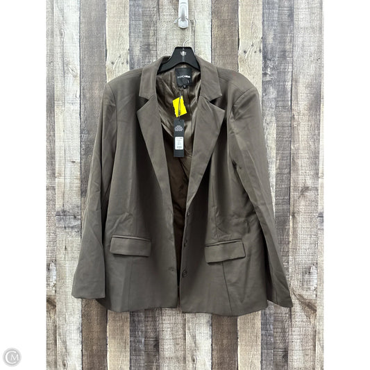 Blazer By Fashion Nova In Brown, Size: 1x
