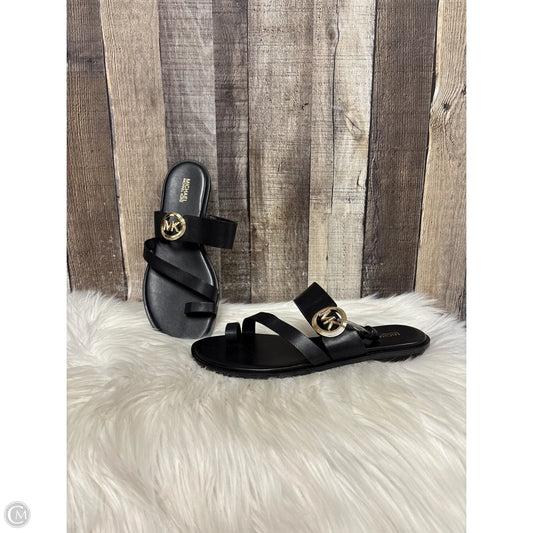 Sandals Designer By Michael Kors In Black, Size: 8