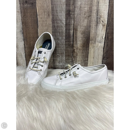 Shoes Sneakers By Sperry In White, Size: 9.5
