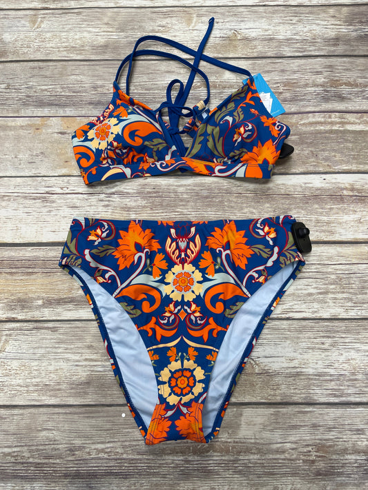 Floral Print Swimsuit 2pc Cupshe, Size M