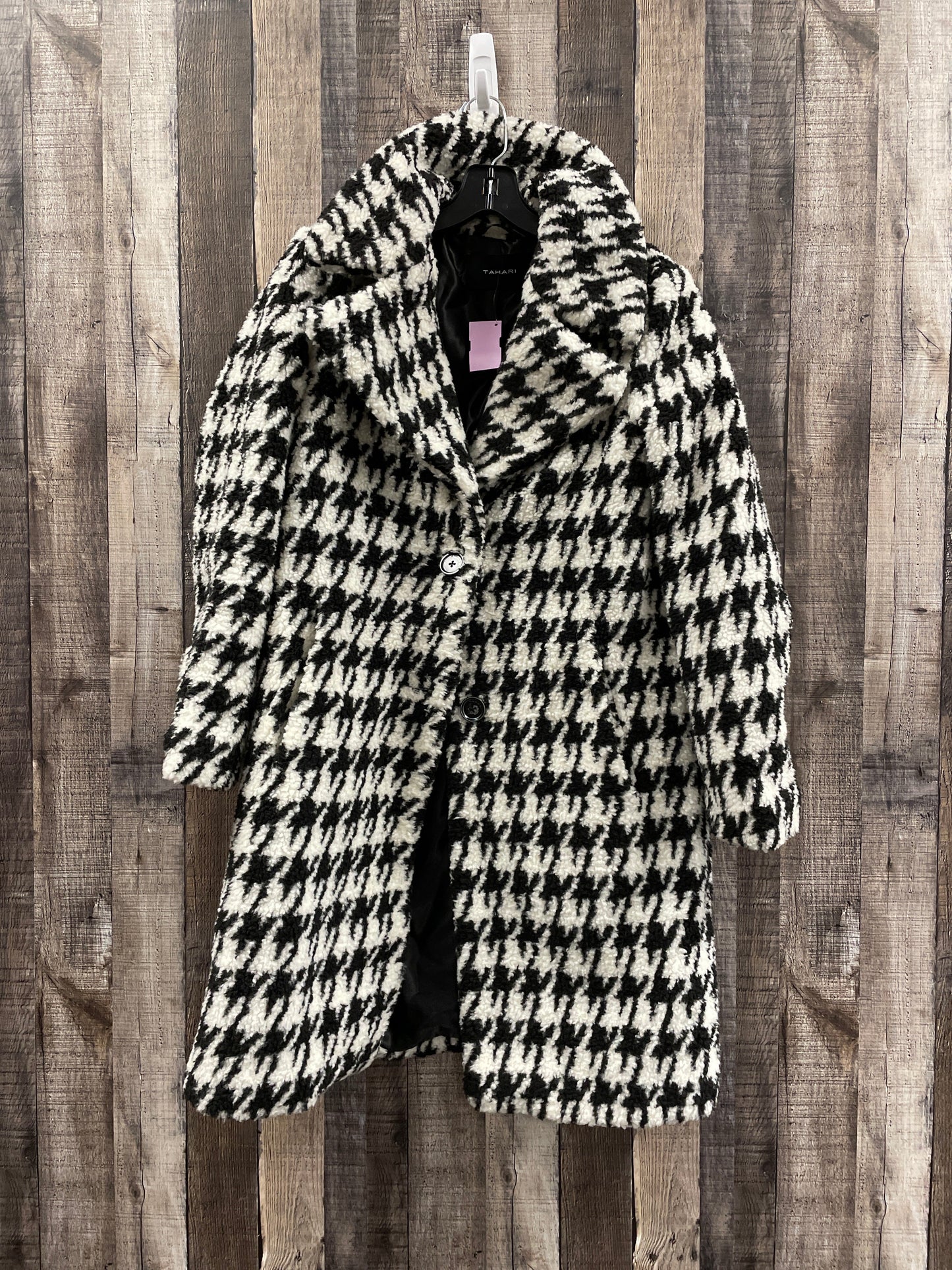 Coat Other By Tahari By Arthur Levine In Checkered Pattern, Size: S