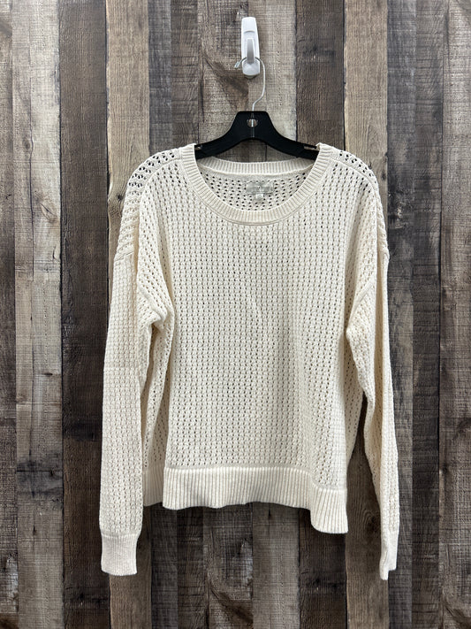 Sweater By Lucky Brand In Ivory, Size: L