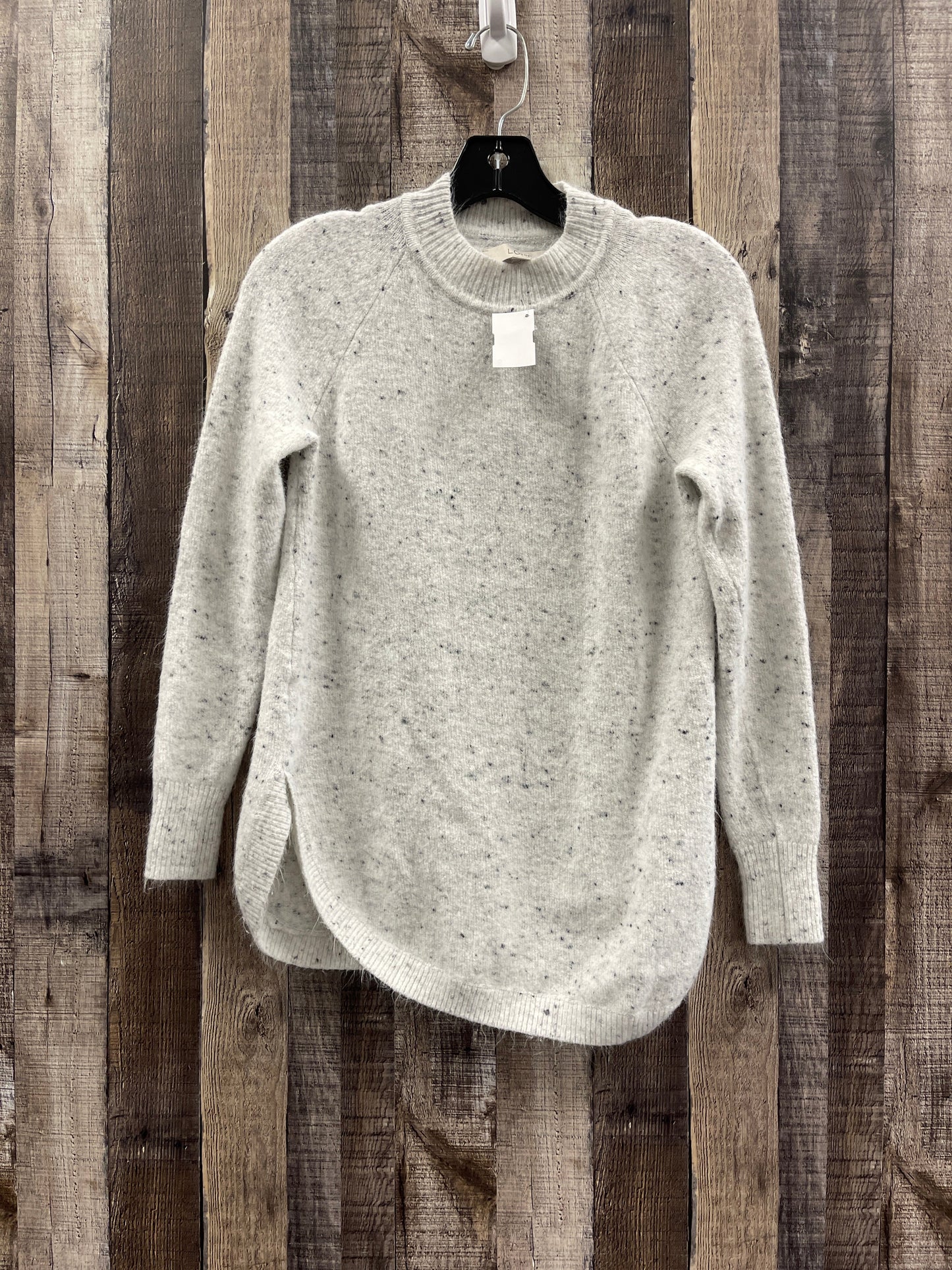 Sweater By Loft In Black & White, Size: Xs