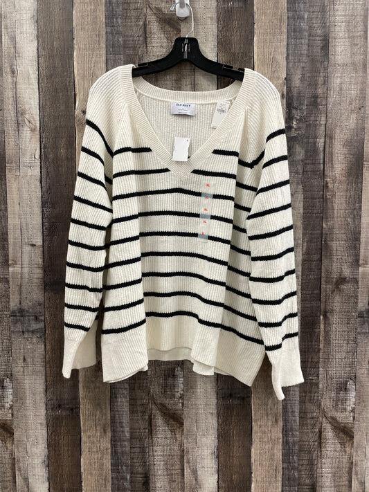 Sweater By Old Navy In Striped Pattern, Size: Xl