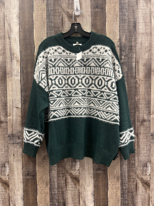 Sweater By Maurices In Green, Size: 1x