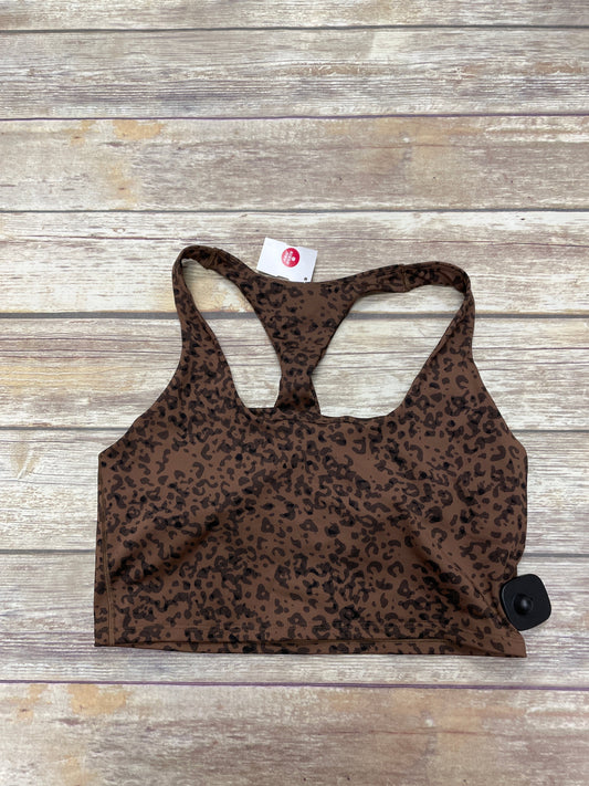 Athletic Bra By Gap In Brown, Size: L