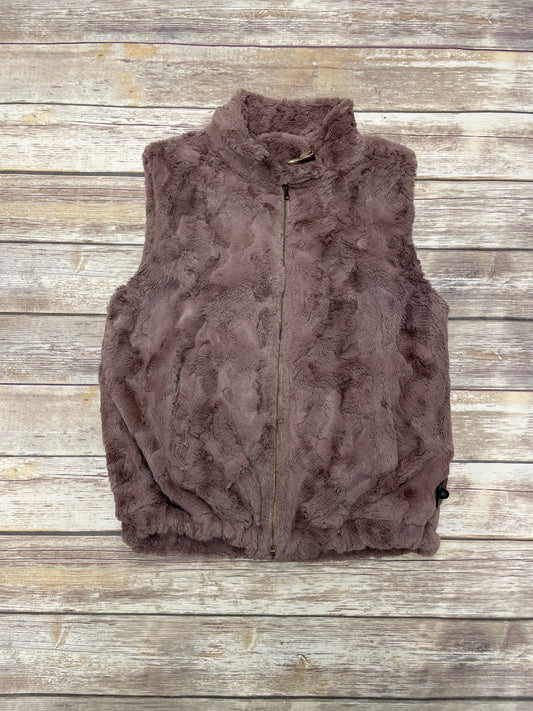 Vest Faux Fur & Sherpa By Sanctuary In Taupe, Size: L