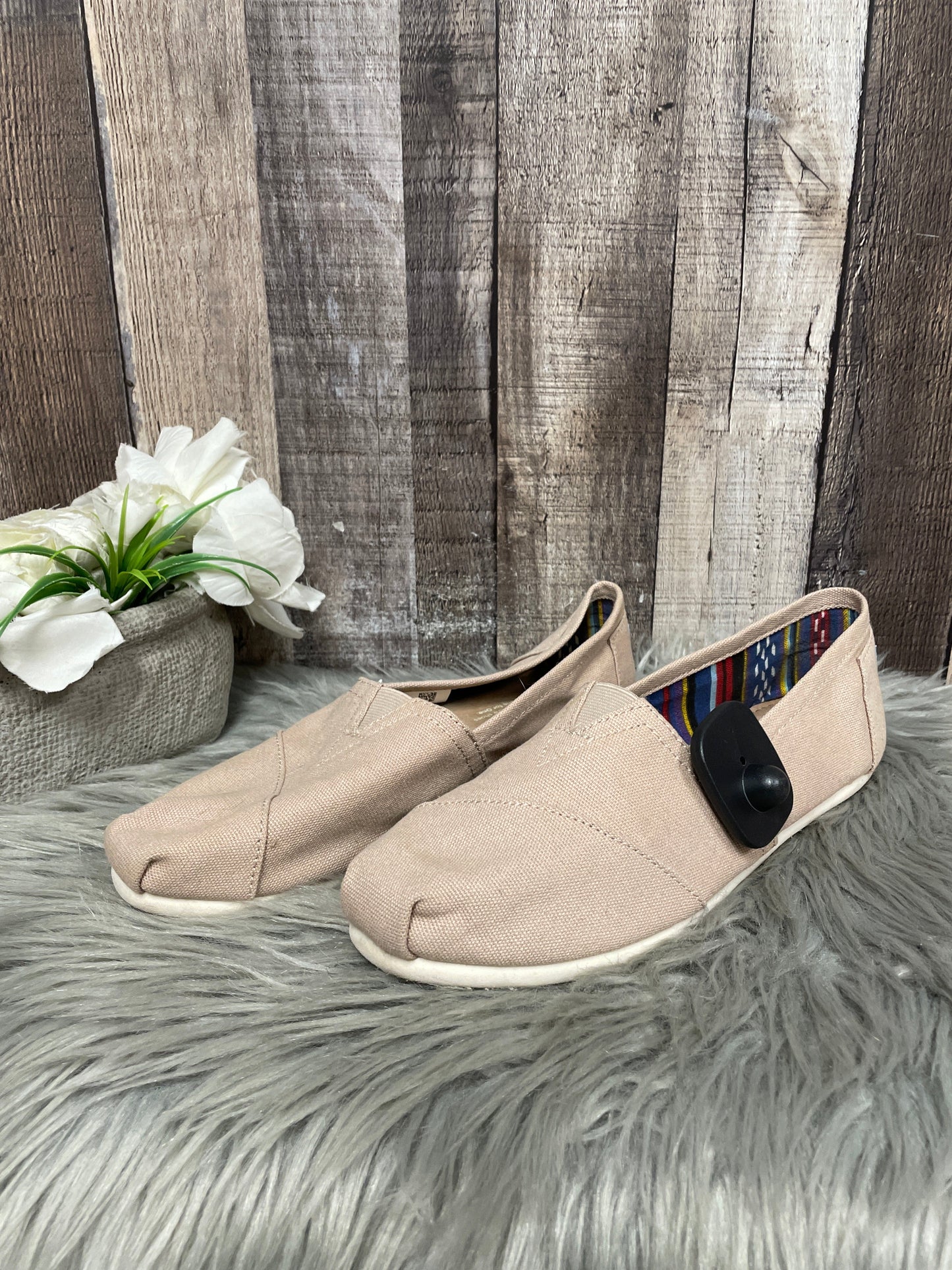 Shoes Flats By Toms In Tan, Size: 8.5