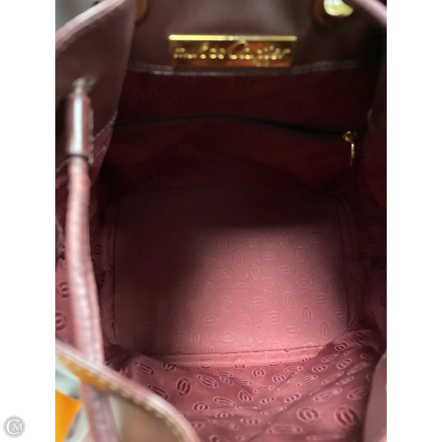 Handbag Luxury Designer By Cartier, Size: Medium